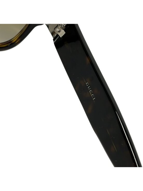 Gucci Sunglasses S Dark Brown Silver Eyewear